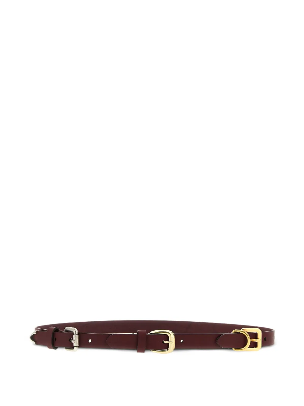 ETRO leather buckle belt | Red | Image 1