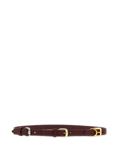 ETRO leather buckle belt