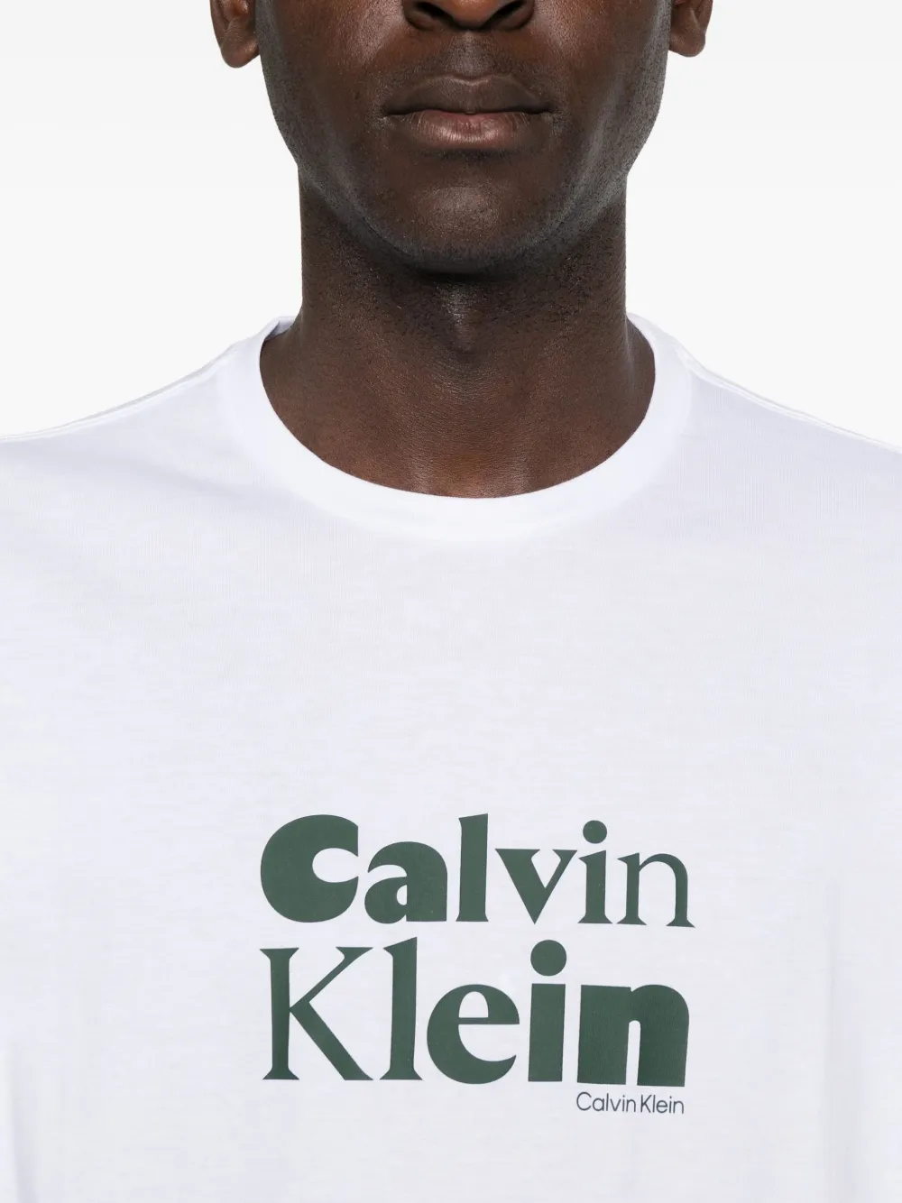 Calvin Klein T-shirt met logoprint Wit