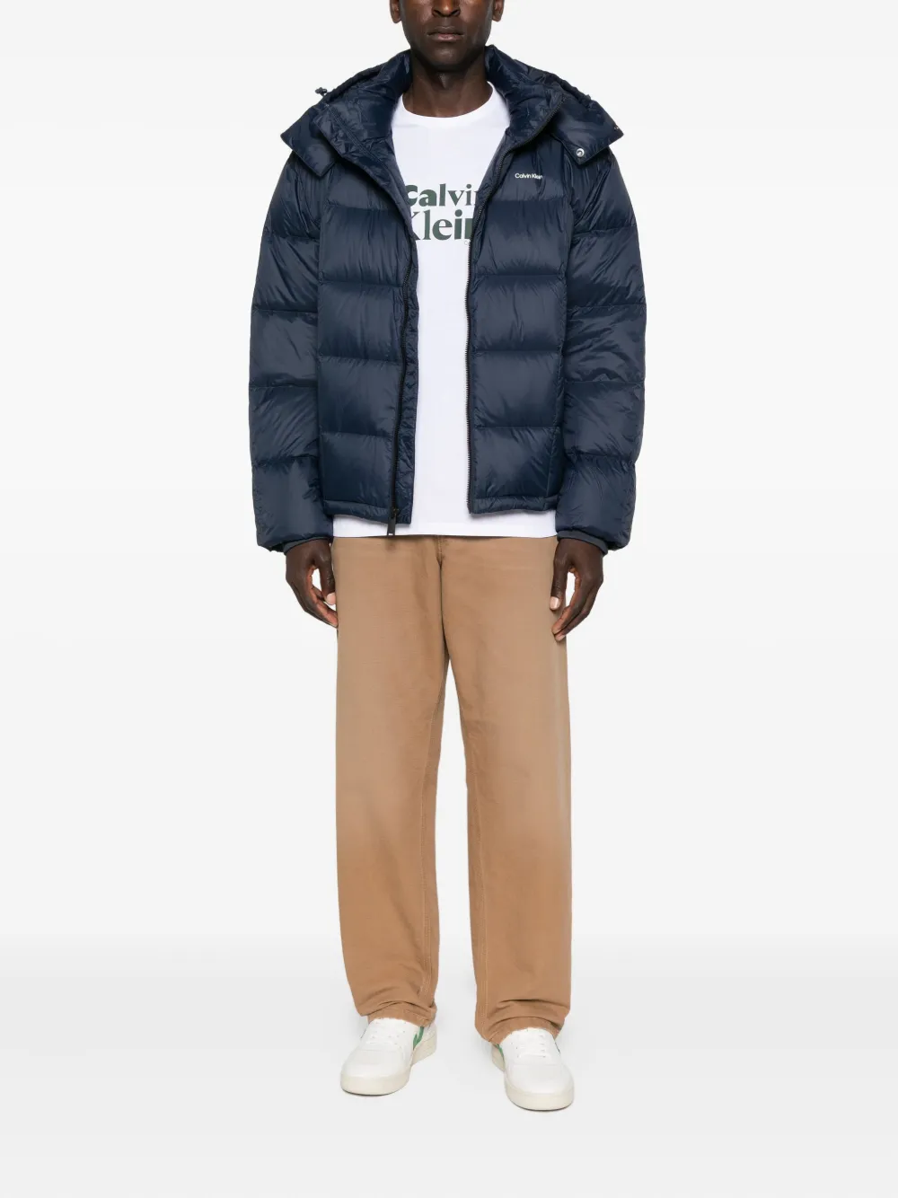 Calvin Klein T-shirt met logoprint - Wit