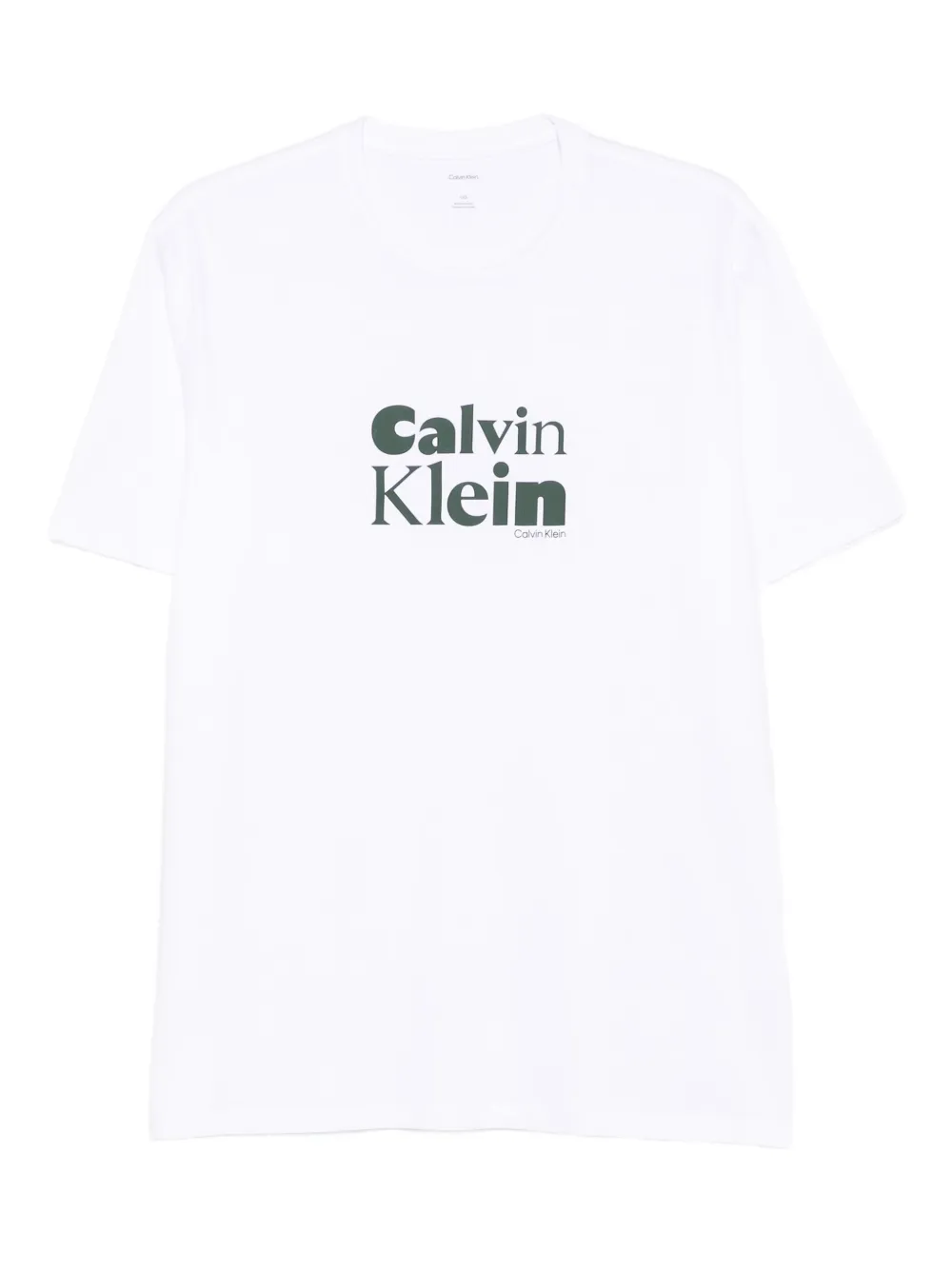 Calvin Klein Logo-print T-shirt In White