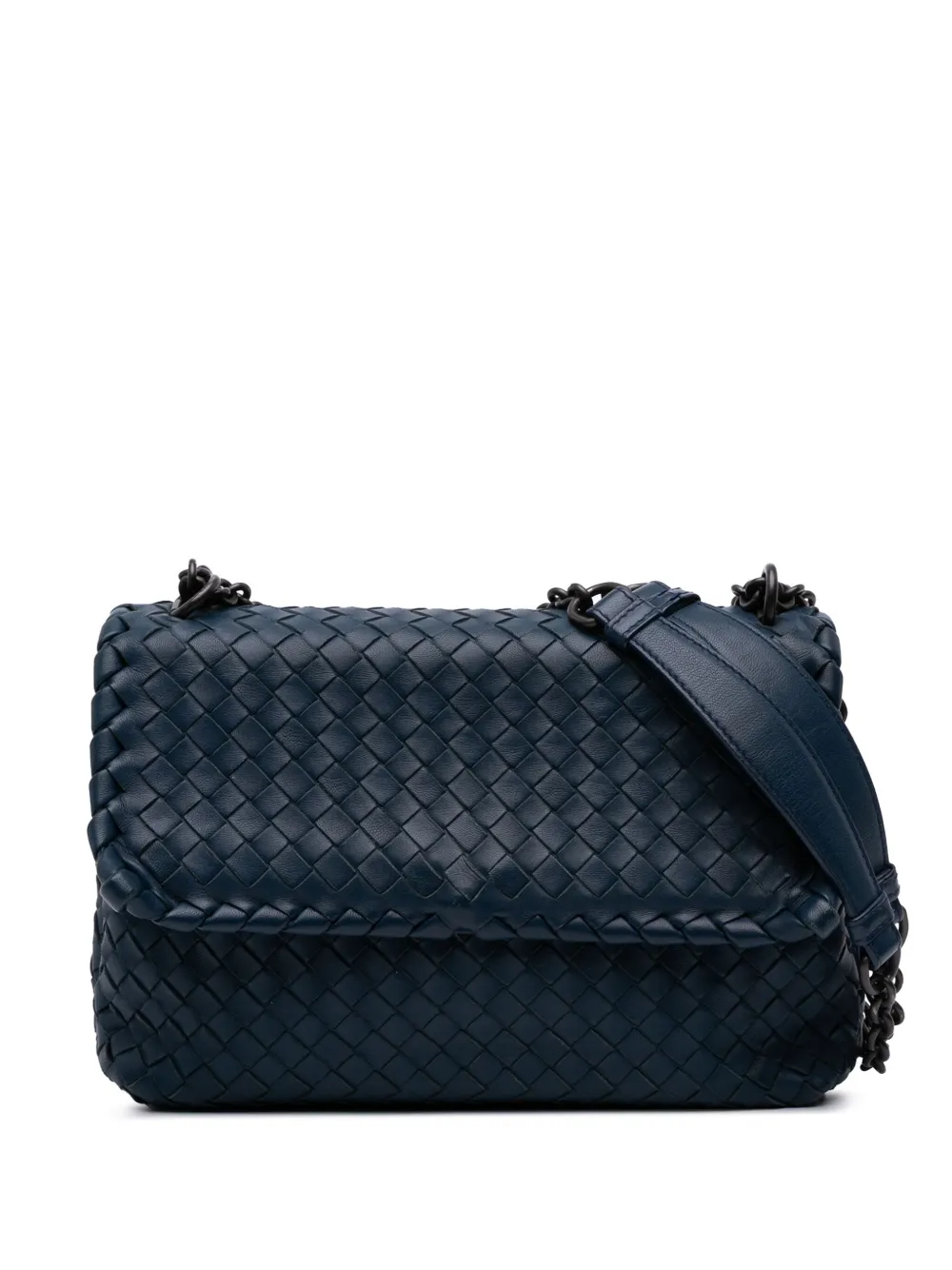 Bottega Veneta Pre-Owned 2012-2025 Small Nappa Intrecciato Olimpia Bottega Veneta Pre-Owned 2012-2025 Small Nappa Intrecciato Olimpia