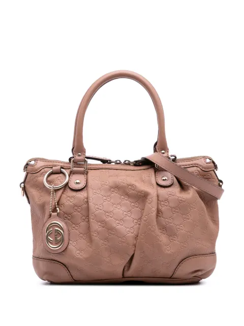 Gucci Pre-Owned 2016-2025 Guccissima Sukey satchel