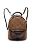 Louis Vuitton Pre-Owned 2017 Monogram Reverse Mini Palm Springs backpack - Brown