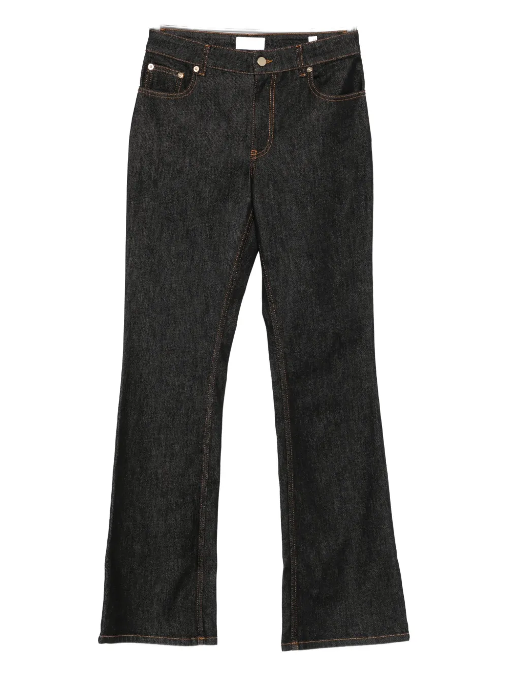 Fabiana Filippi 5-pocket Denim Trousers With Flare In Black
