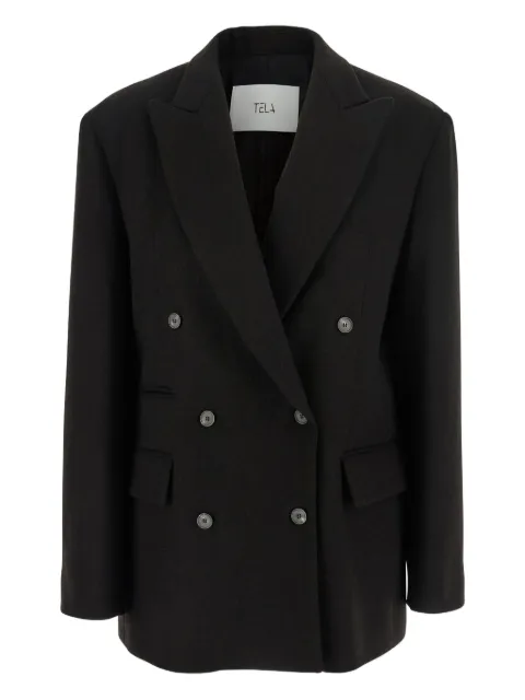 Tela Frost double-breasted blazer