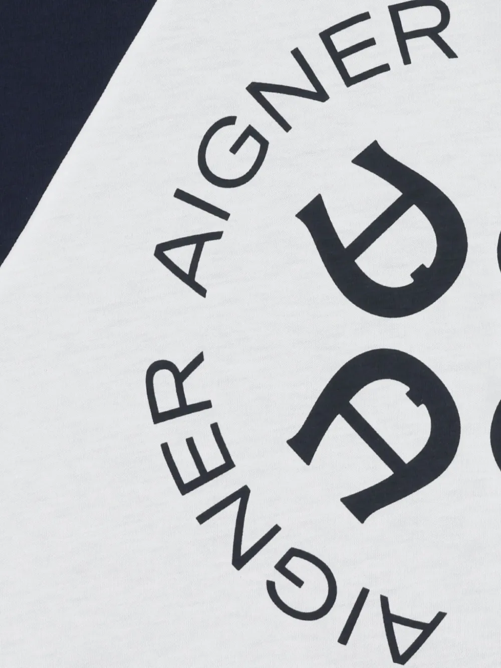 Aigner Kids Poloshirt met colourblocking en logo Blauw