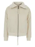 P.A.R.O.S.H. ribbed-knit hooded jacket - White