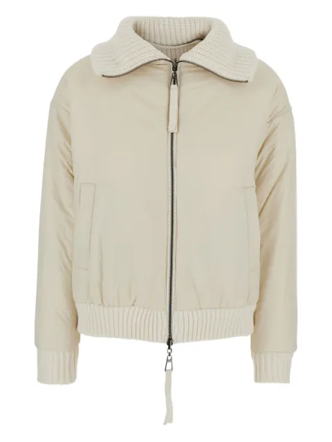 P.A.R.O.S.H. ribbed-knit hooded jacket