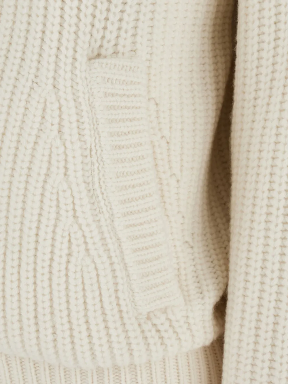 P.a.r.o.s.h Ribbed-knit Hooded Jacket In Neutral
