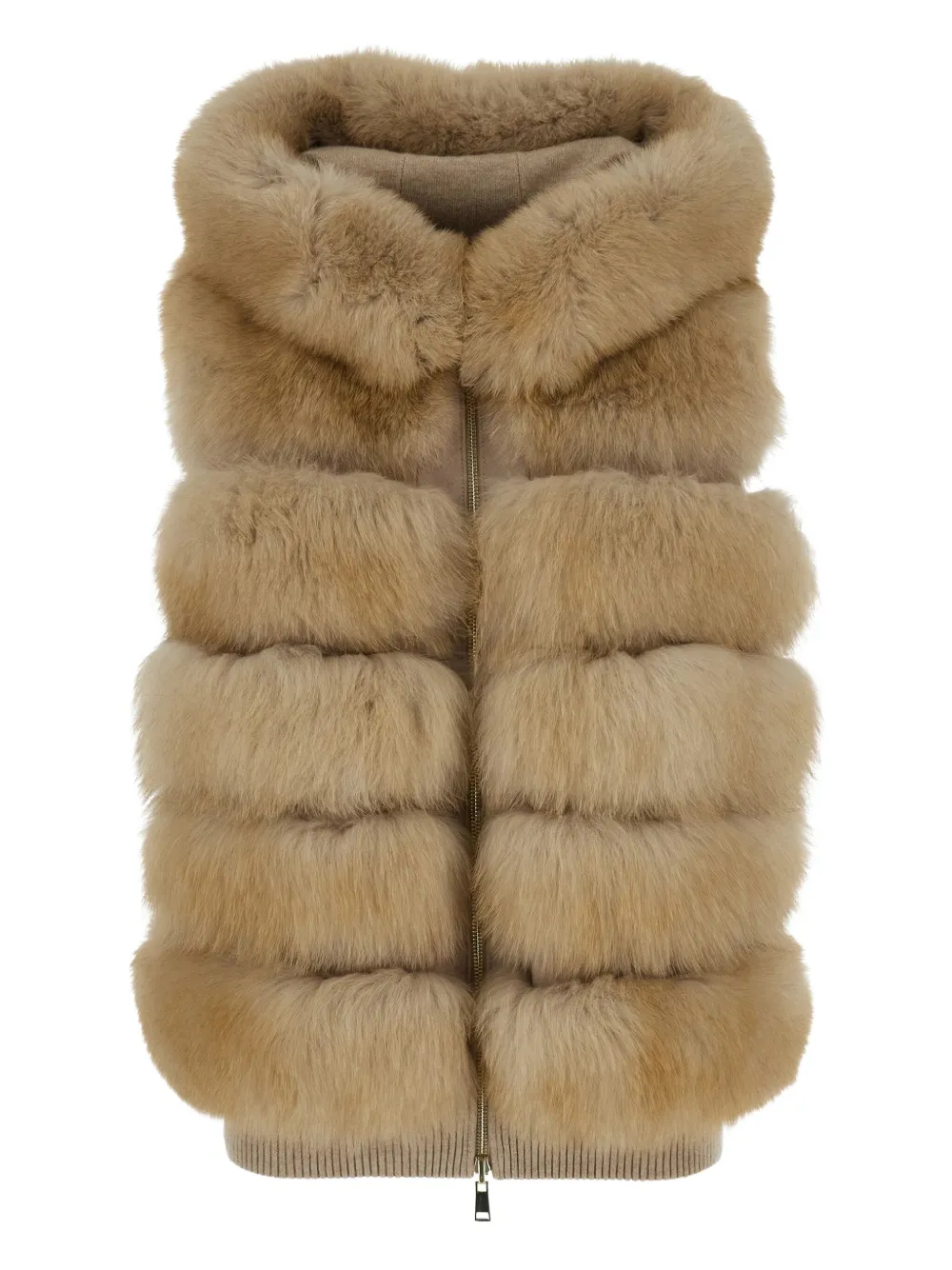 Suprema hooded fur-panel vest | Faux Fur & Shearling Jackets | Image 2