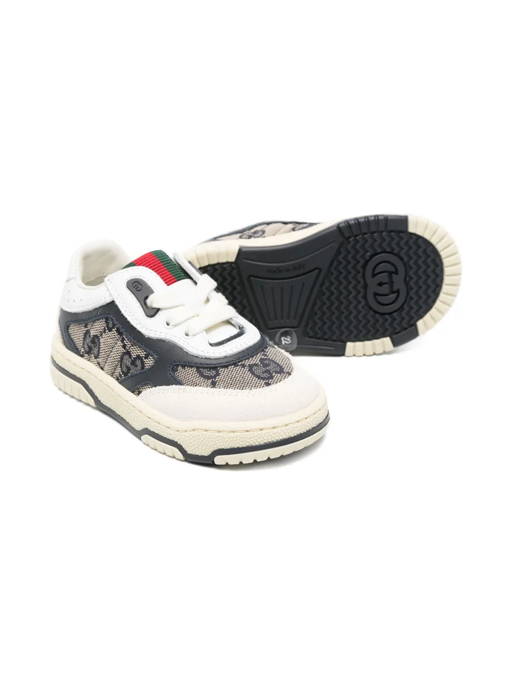 Gucci Kids Re-Web sneakers White