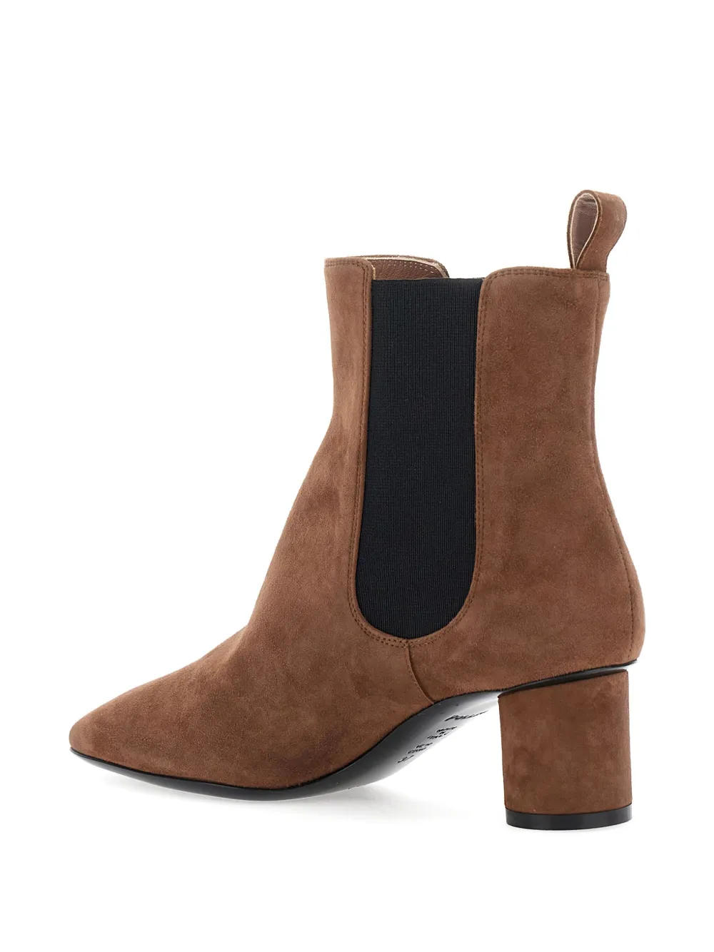 Pollini block-heel suede boots Brown