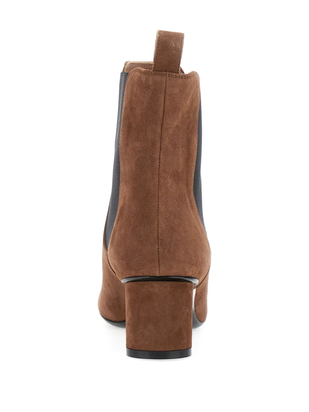Pollini block-heel suede boots Brown