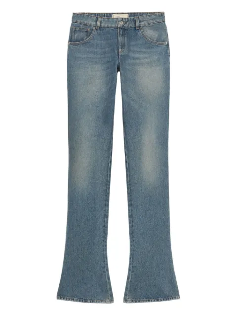 Blumarine jeans acampanados con diseño bordado