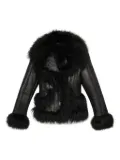 Blumarine snap-button fastening jacket - Black