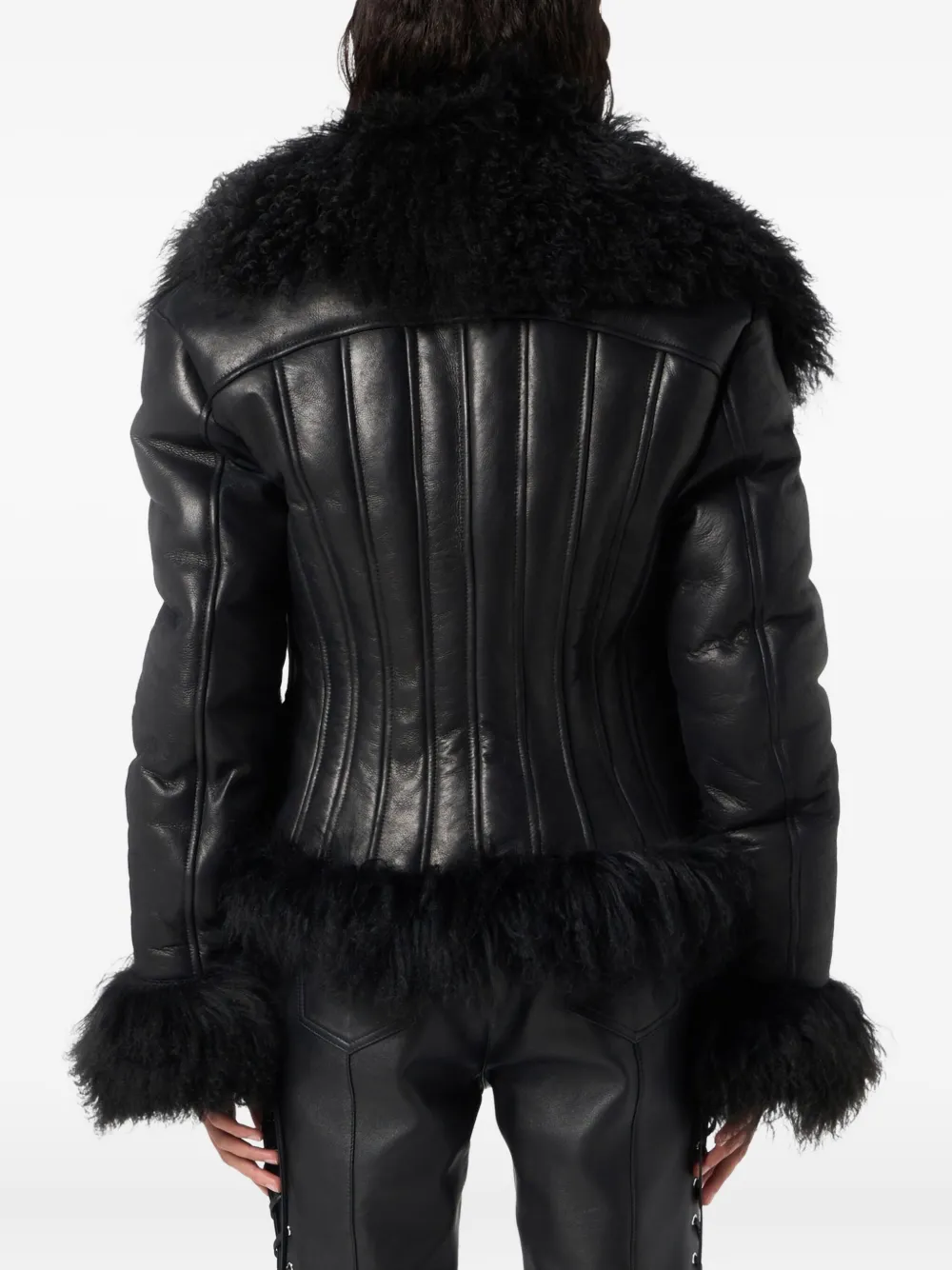 Blumarine Snap-button Fastening Jacket In Black