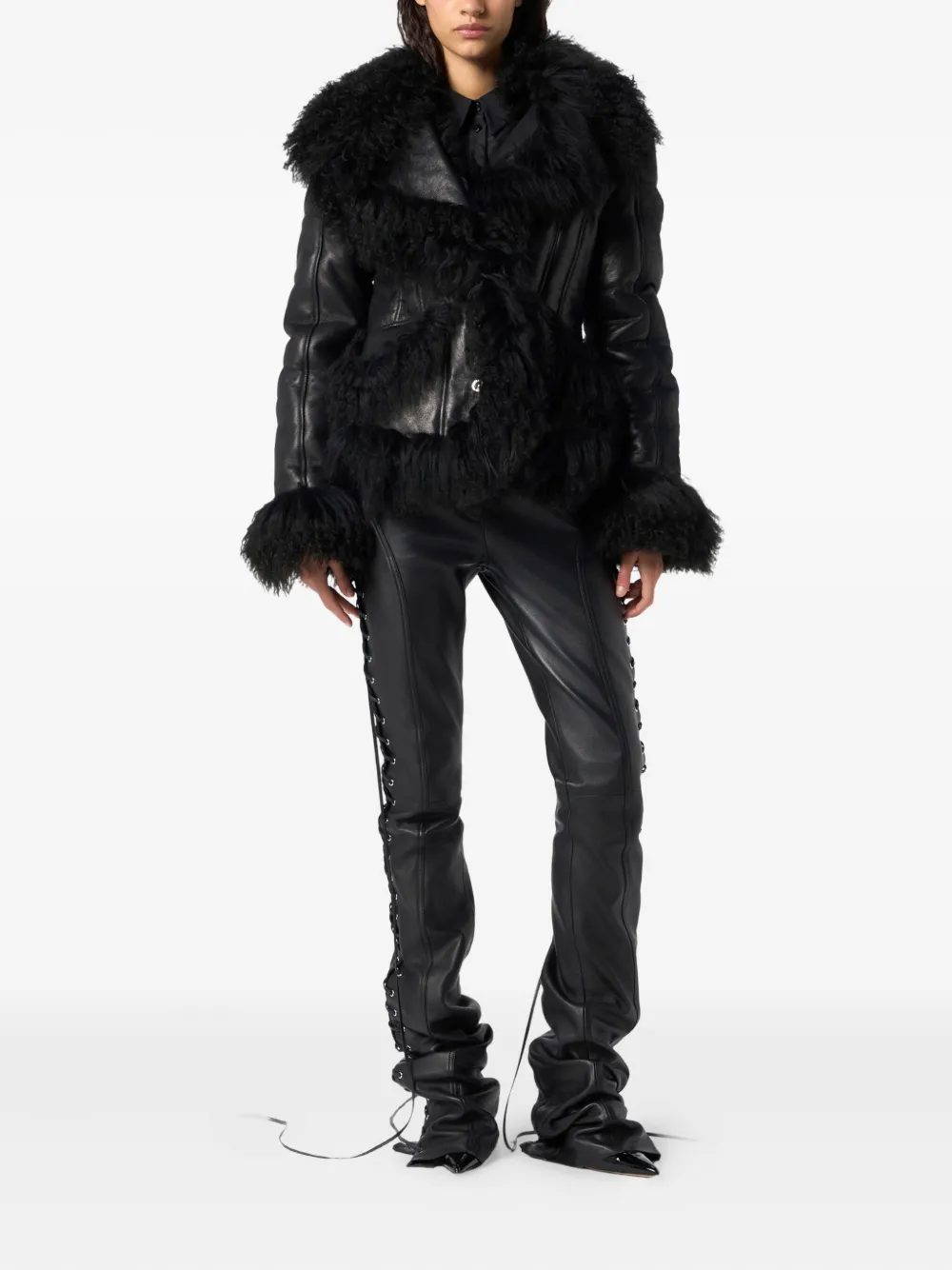 Blumarine snap-button fastening jacket | Oversized Jackets | Image 2