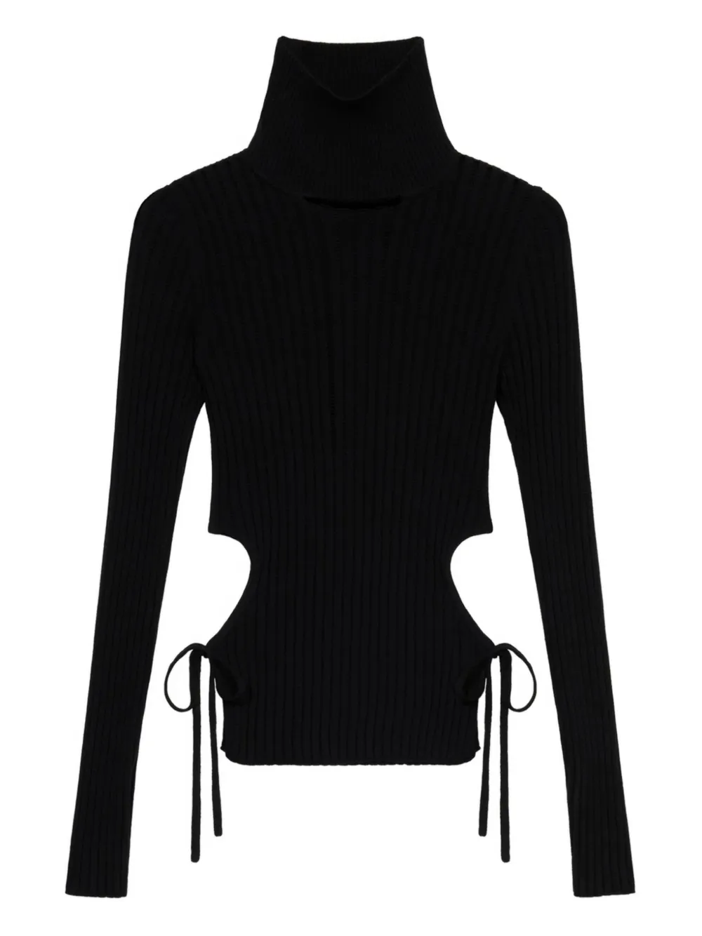 Blumarine turtleneck cut-out top | Black | Image 1
