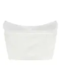 Blumarine strapless corset top - White
