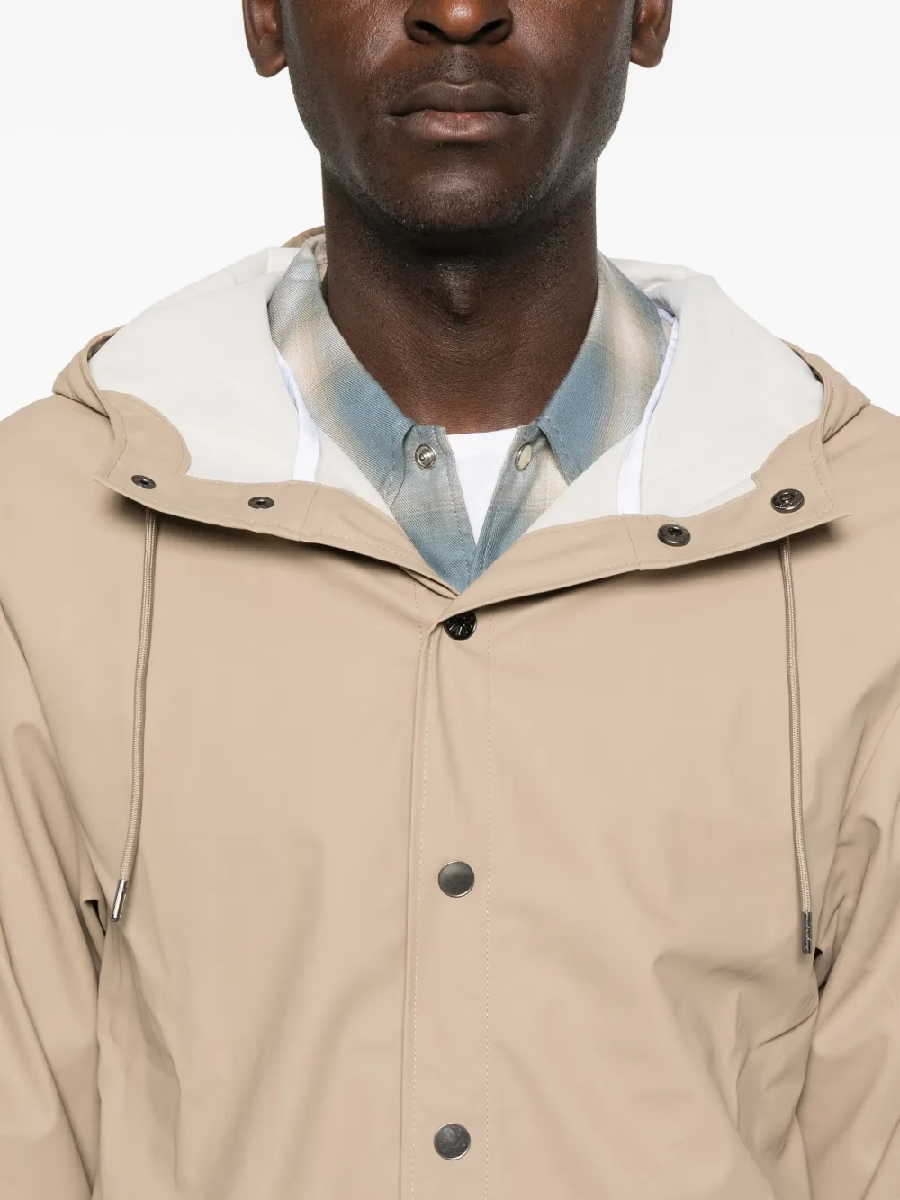 Rains Parka met capuchon Beige