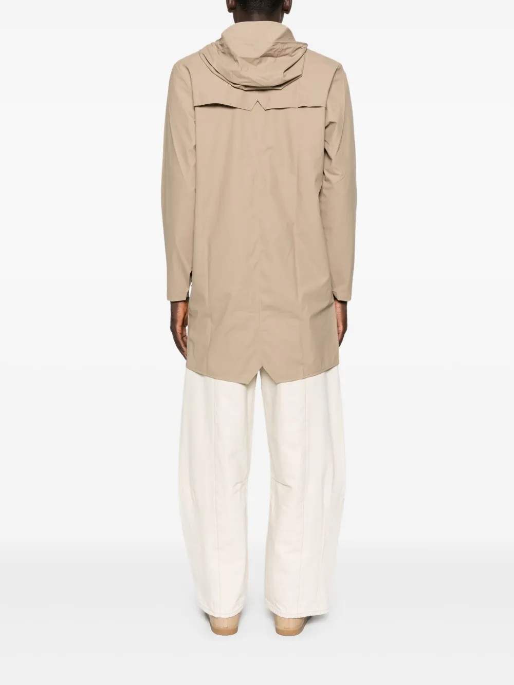 Rains Parka met capuchon Beige