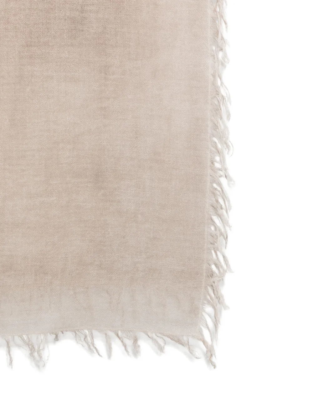 Faliero Sarti Chal Enry sjaal met franje - Beige