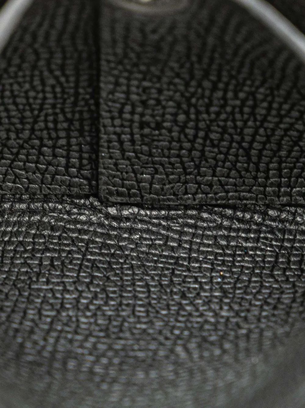 Pre-owned Hermes 2022 Epsom Bastia Coin Pouch In Black