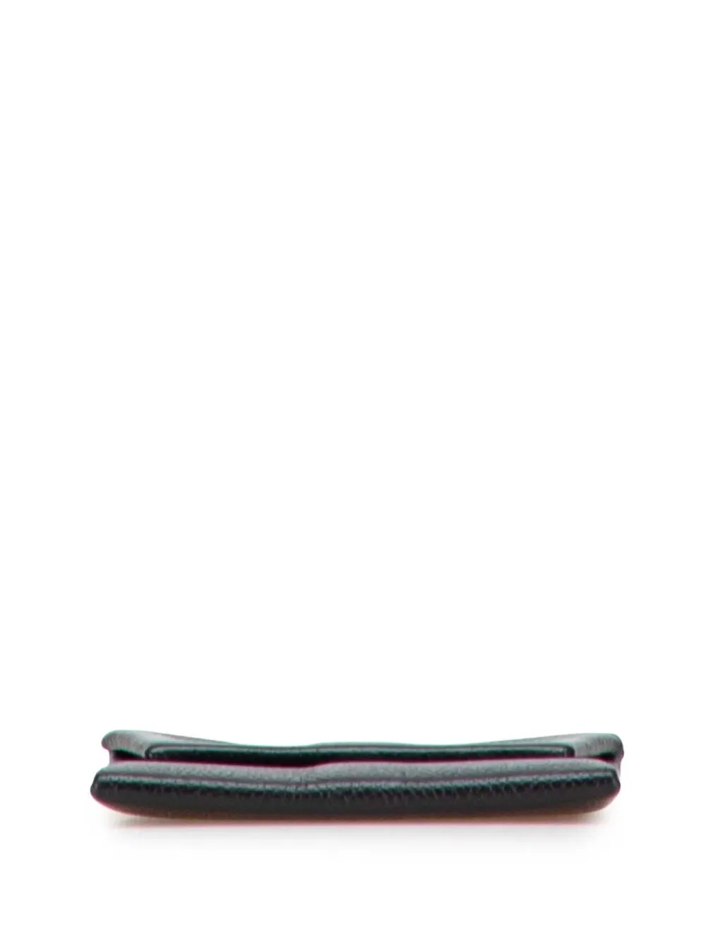 Pre-owned Hermes 2022 Epsom Bastia Coin Pouch In Black