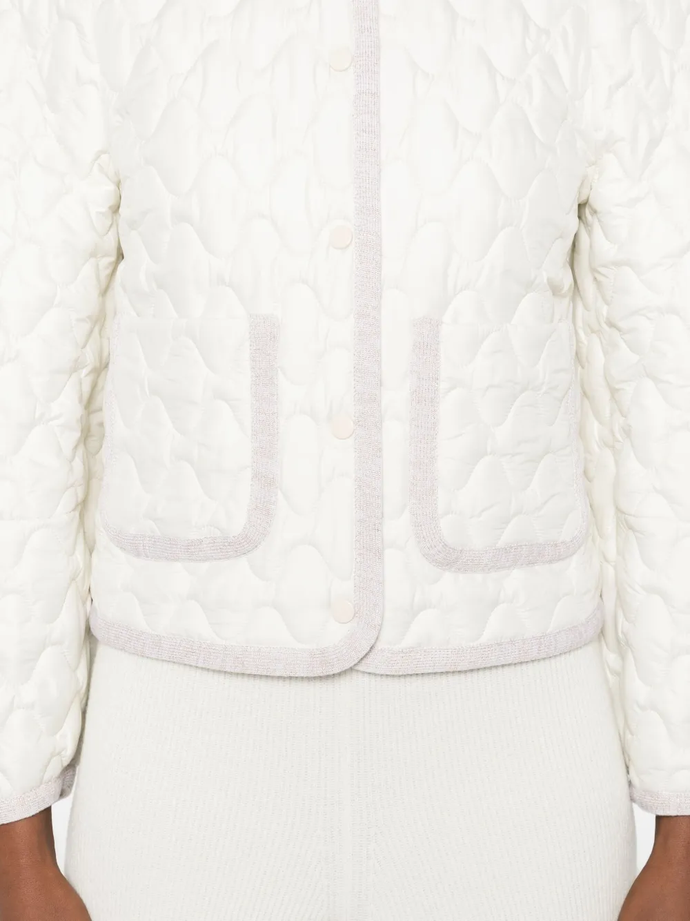 Fabiana Filippi Gewatteerd jack Wit