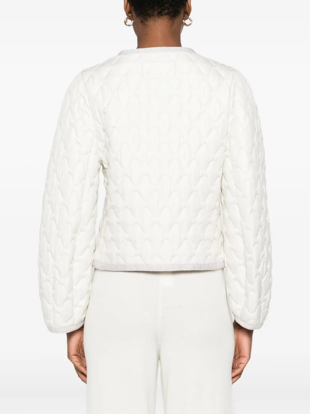 Fabiana Filippi Gewatteerd jack Wit