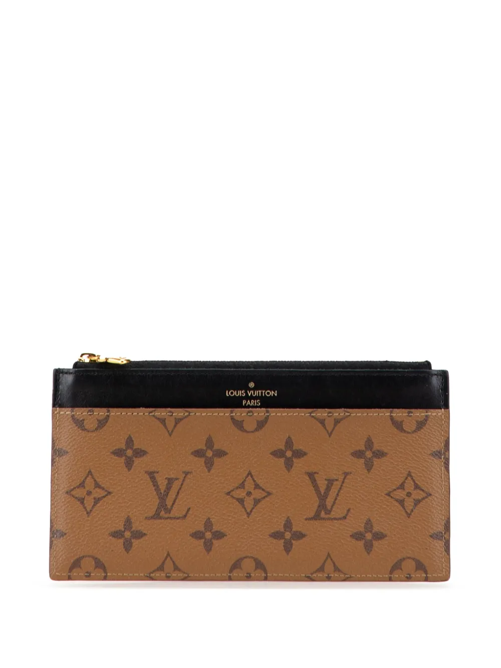 Louis Vuitton Pre-Owned 2021-2025 Monogram Reverse Slim Purse long Louis Vuitton Pre-Owned 2021-2025 Monogram Reverse Slim Purse long