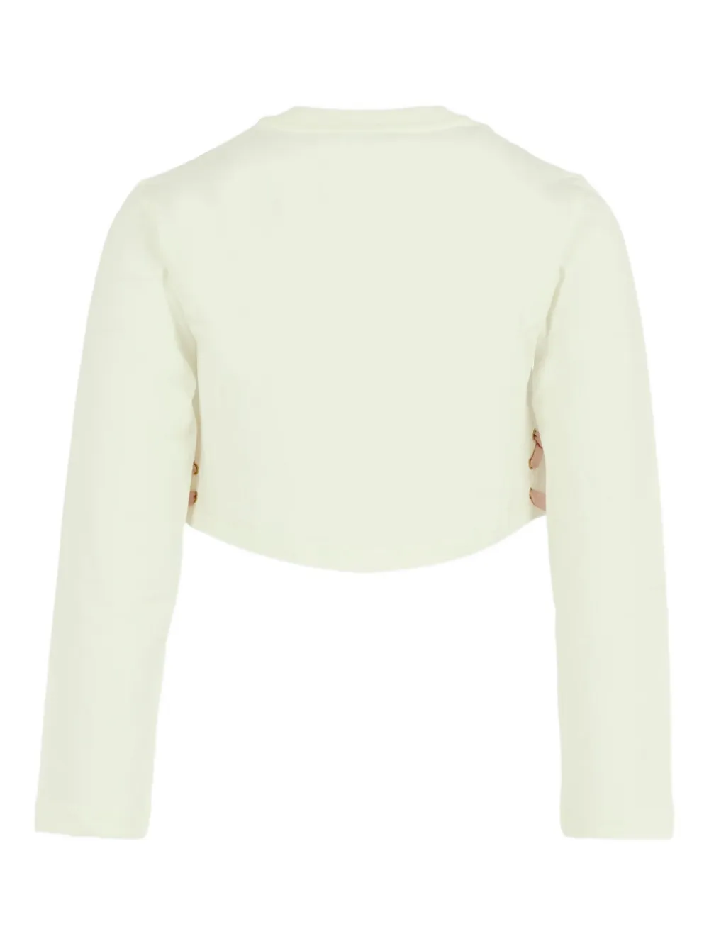 Pinko Kids ribbon-laces sweatshirt | Girls Hoodies & Sweatshirts | Image 2