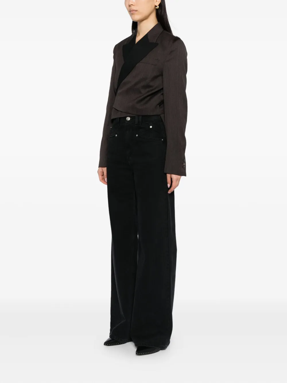 Our Legacy Wrap Blazer In Black