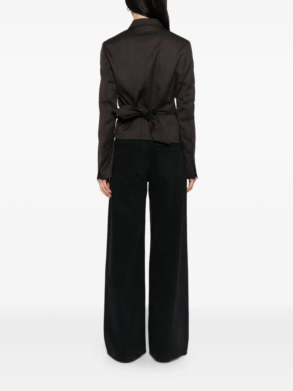 Our Legacy Wrap Blazer In Black