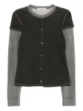 OUR LEGACY layered long-sleeved sweatshirt - Grey