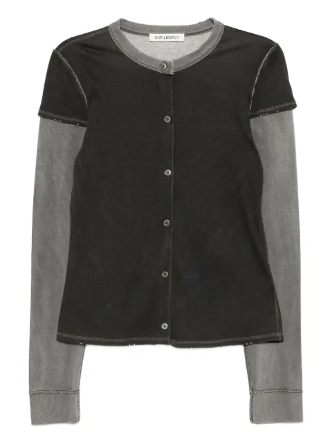OUR LEGACY layered long-sleeved sweatshirt