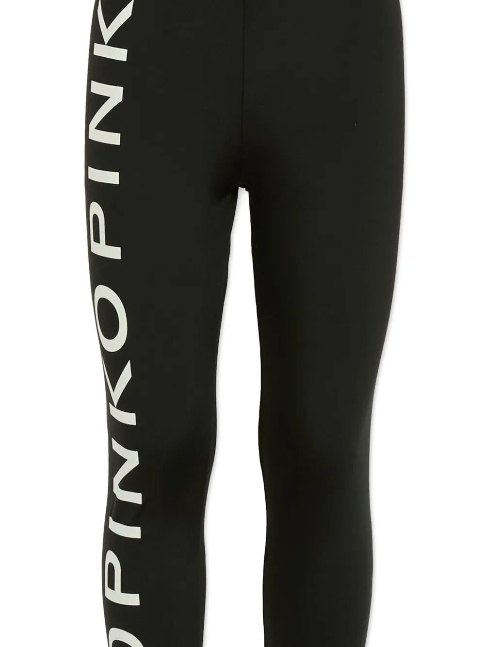 Pinko Kids Legging met logodetail Zwart