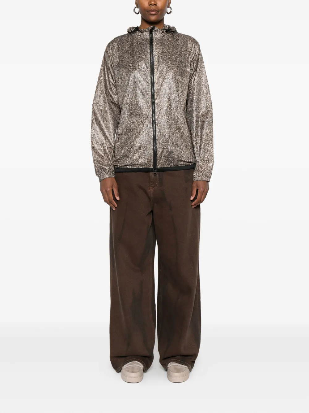 Borbonese zip-front jacket | Oversized Jackets | Image 2