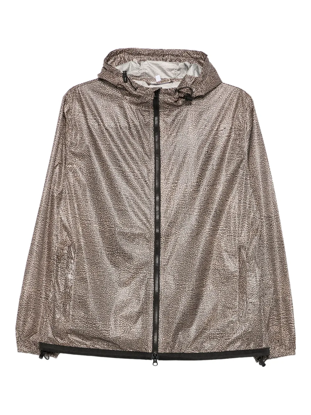 Borbonese zip-front jacket | Neutrals | Image 1