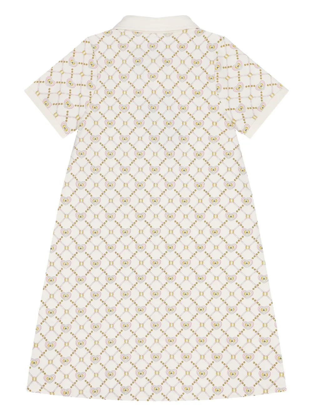 Aigner Kids logo heart polo-collar casual dress | Girls Casual Dresses | Image 2