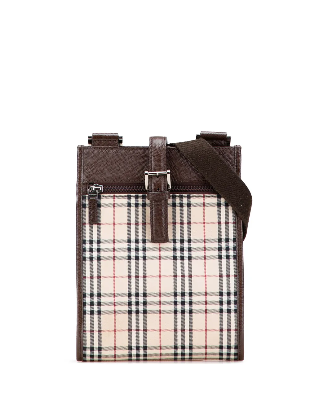 Burberry Pre-Owned 2000-2017 House Check Canvas crossbody bag - ブラウン Burberry Pre-Owned 2000-2017 House Check Canvas crossbody bag - ブラウン