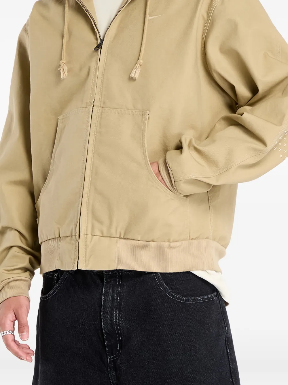 Nike hooded studded-elbow jacket | Hooded Jackets | Image 2