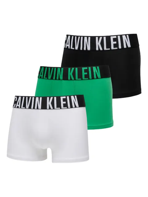 Calvin Klein Intense Power logo-waistband trunks (pack of three)
