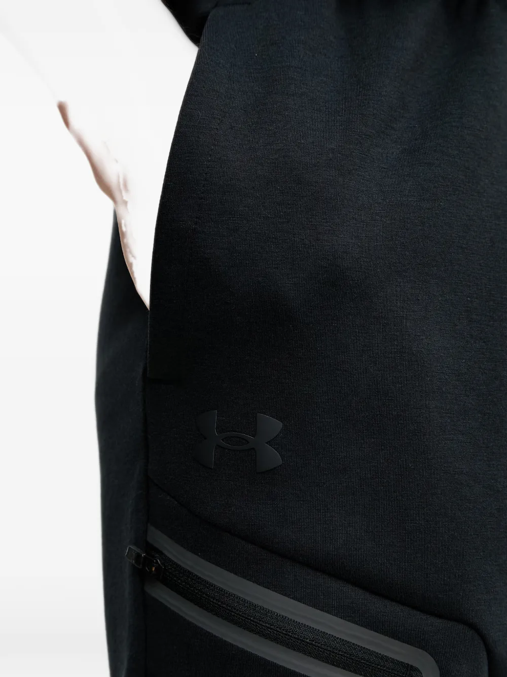 Under Armour UA Unstoppable fleece shorts Zwart