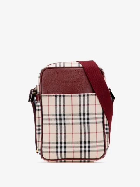 Burberry Pre-Owned 2000-2017 House Check Canvas crossbody bag
