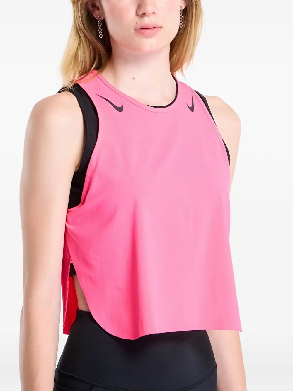 Nike Adv Cropped Performance Tank Top In Pink