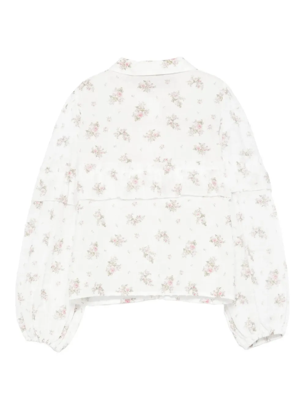 La Stupenderia floral-print ruffled blouse | Girls Blouses | Image 2