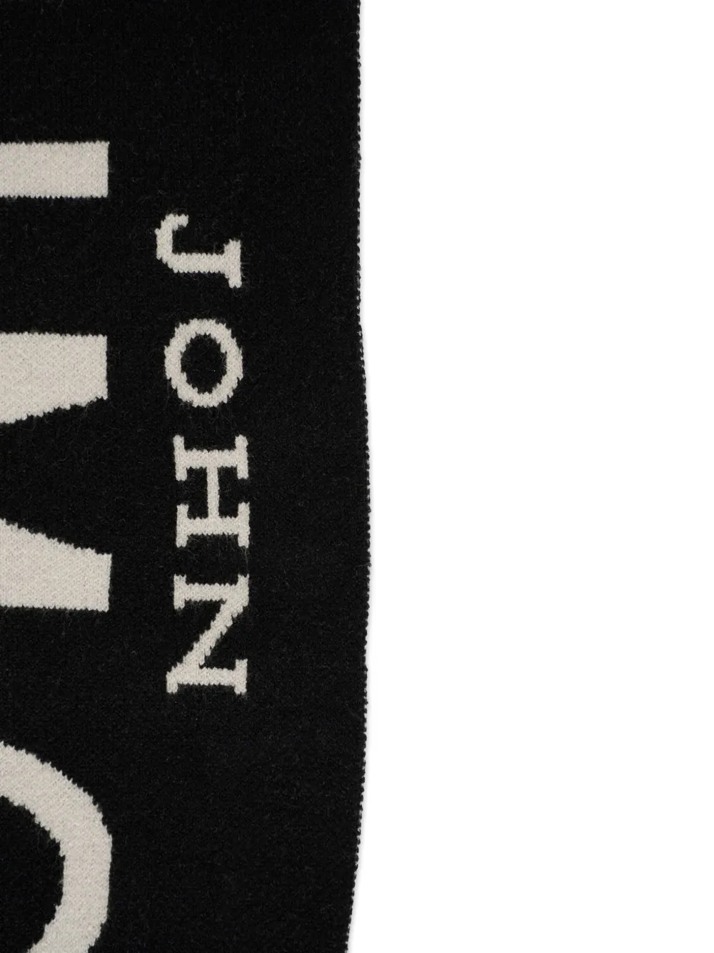 John Richmond Junior Gebreid mutsset met logo Zwart