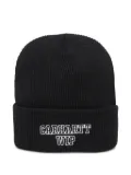 Carhartt WIP Alumni ribbed-knit beanie hat - Black